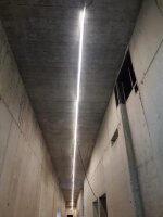 50m LED Lichtschlauch 370W 40000lm 5000K IP65  - Schutzklasse II Baustellenbeleuchtung LED-Lichtband LED-Stripes