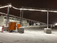 50m LED Lichtschlauch 370W 40000lm 5000K IP65  - Schutzklasse II Baustellenbeleuchtung LED-Lichtband LED-Stripes