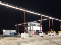 50m LED Lichtschlauch 370W 40000lm 5000K IP65  - Schutzklasse II Baustellenbeleuchtung LED-Lichtband LED-Stripes